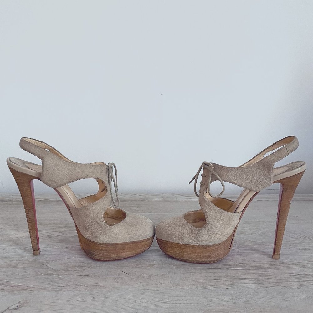 Christian Louboutin Suede Pumps